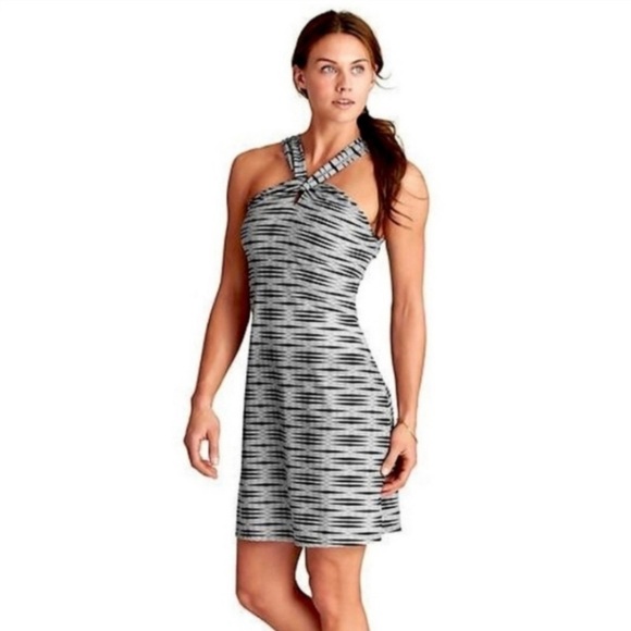Athleta Kiki Swim Dress, Black / Grey - Picture 1 of 5